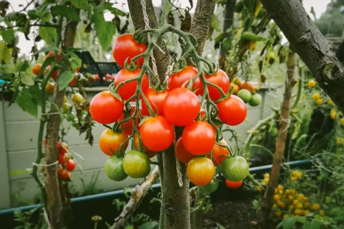 growing tomatoes outside